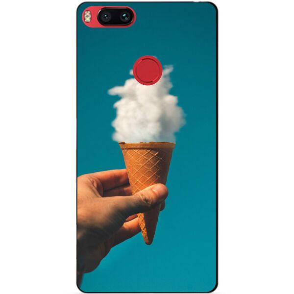 

Чехол силиконовый бампер Candy для Xiaomi Mi A1 Рожок