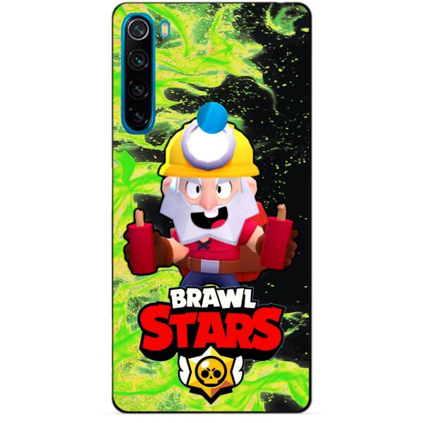 

Силиконовый чехол бампер Candy для Xiaomi Redmi Note 8 с Героем Brawl Stars Динамайк