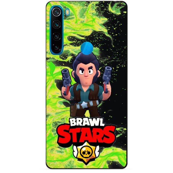 

Силиконовый чехол бампер Candy для Xiaomi Redmi Note 8 с Героем Brawl Stars Кольт