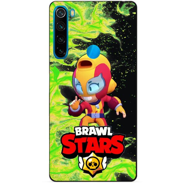 

Силиконовый чехол бампер Candy для Xiaomi Redmi Note 8 с Героем Brawl Stars Макс