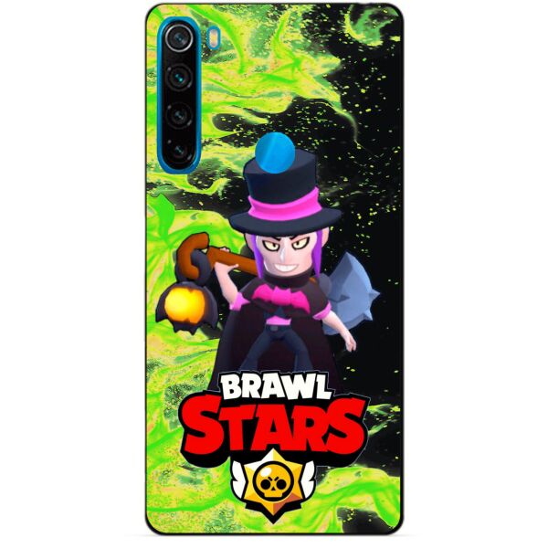 

Силиконовый чехол бампер Candy для Xiaomi Redmi Note 8 с Героем Brawl Stars Мортис