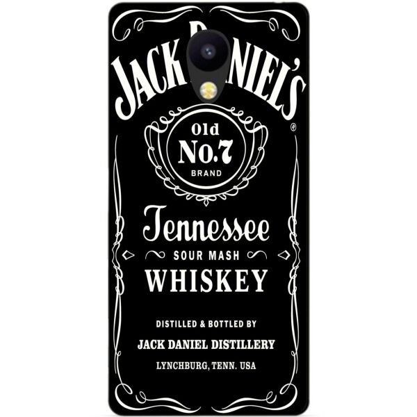 

Силиконовый бампер чехол Candy для Meizu M5c с рисунком Jack Daniels