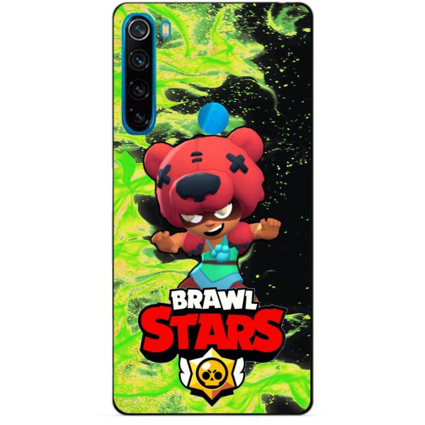 

Силиконовый чехол бампер Candy для Xiaomi Redmi Note 8 с Героем Brawl Stars Нита