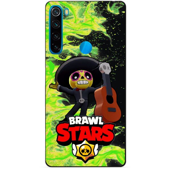 

Силиконовый чехол бампер Candy для Xiaomi Redmi Note 8 с Героем Brawl Stars Поко
