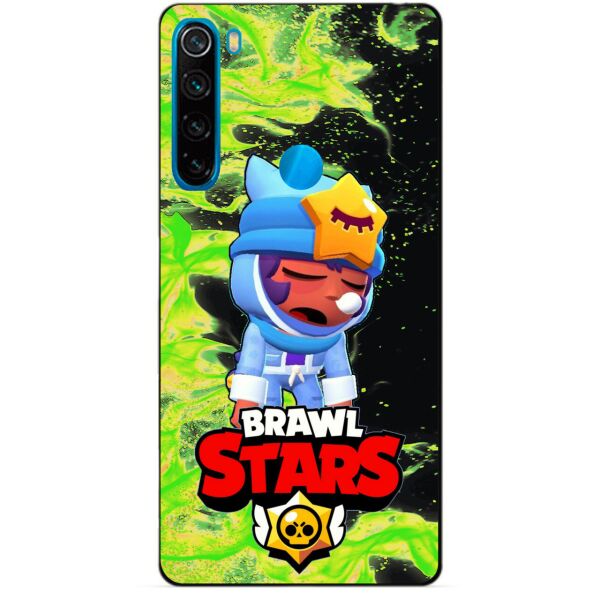 

Силиконовый чехол бампер Candy для Xiaomi Redmi Note 8 с Героем Brawl Stars Сонный Сэнди