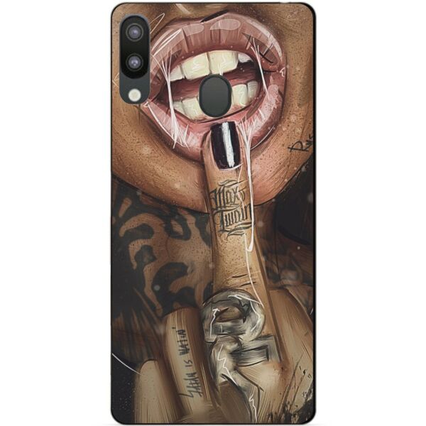 

Силиконовый бампер чехол Candy для Samsung M20 2019 Galaxy M205f с рисунком Swag