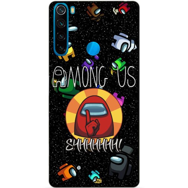 

Силиконовый чехол бампер Candy для Xiaomi Redmi Note 8 с рисунком Among Us