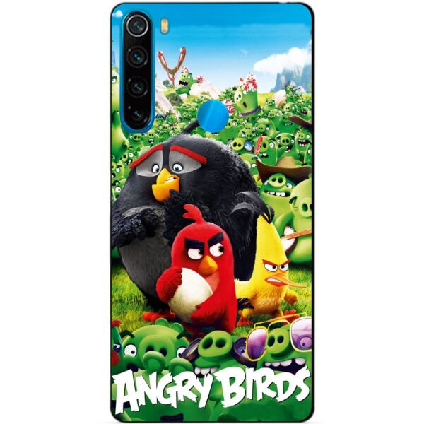 

Силиконовый чехол бампер Candy для Xiaomi Redmi Note 8 с рисунком Angry Birds Свиньи