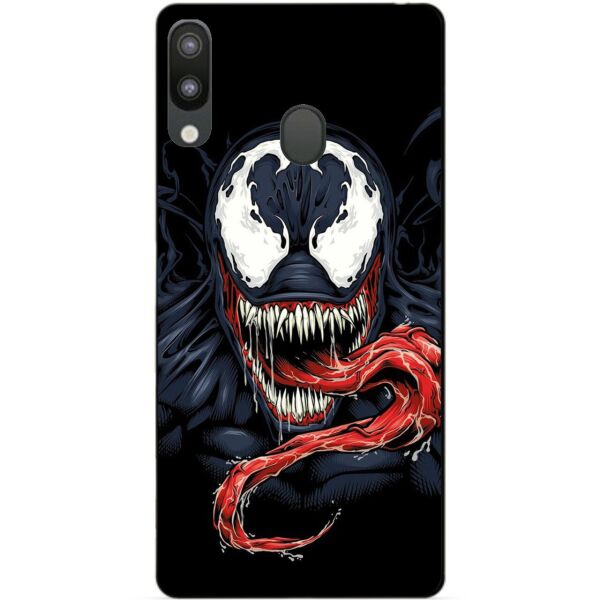 

Силиконовый бампер чехол Candy для Samsung M20 2019 Galaxy M205f с рисунком Веном