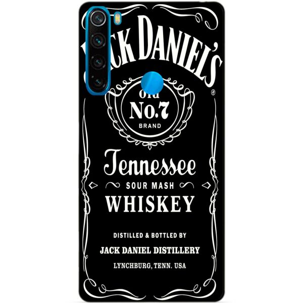 

Силиконовый чехол бампер Candy для Xiaomi Redmi Note 8 с рисунком Jack Daniels