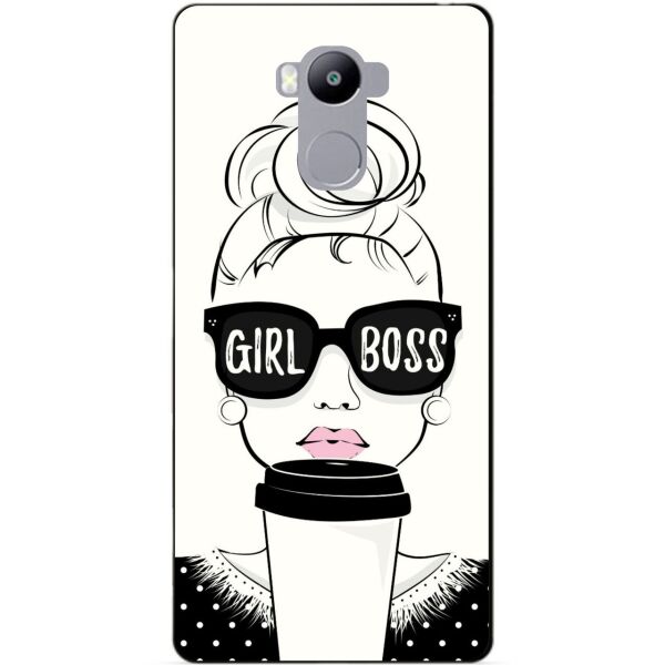 

Чехол силиконовый бампер Candy для Xiaomi Redmi 4 Redmi 4 Prime с рисунком Girl Boss