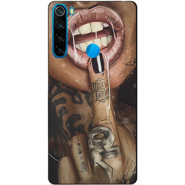 

Силиконовый чехол бампер Candy для Xiaomi Redmi Note 8 с рисунком Swag