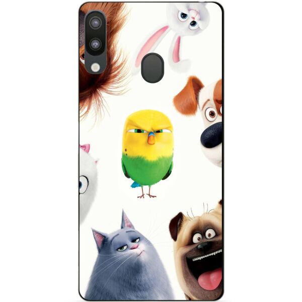 

Силиконовый бампер чехол Candy для Samsung M20 2019 Galaxy M205f с рисунком Тайная Жизнь Домашних Животных