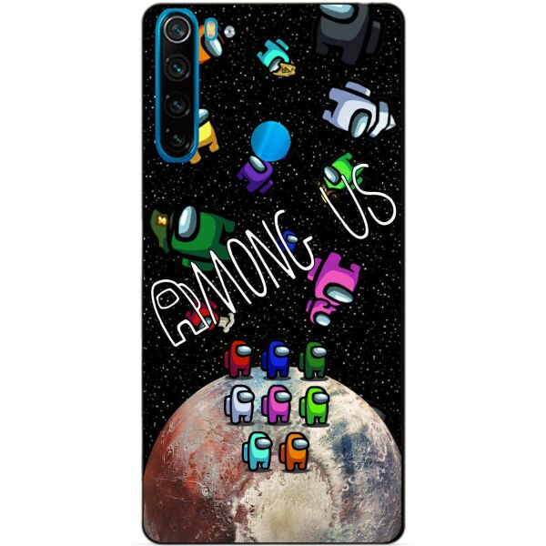 

Силиконовый чехол бампер Candy для Xiaomi Redmi Note 8 с рисунком Амонг Ас