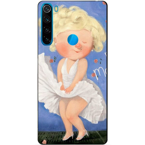 

Силиконовый чехол бампер Candy для Xiaomi Redmi Note 8 с рисунком Гапчинская Монро