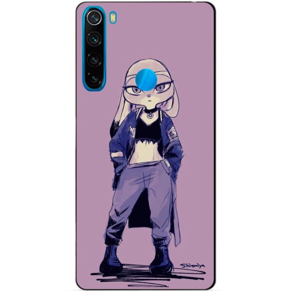 

Силиконовый чехол бампер Candy для Xiaomi Redmi Note 8 с рисунком Джуди