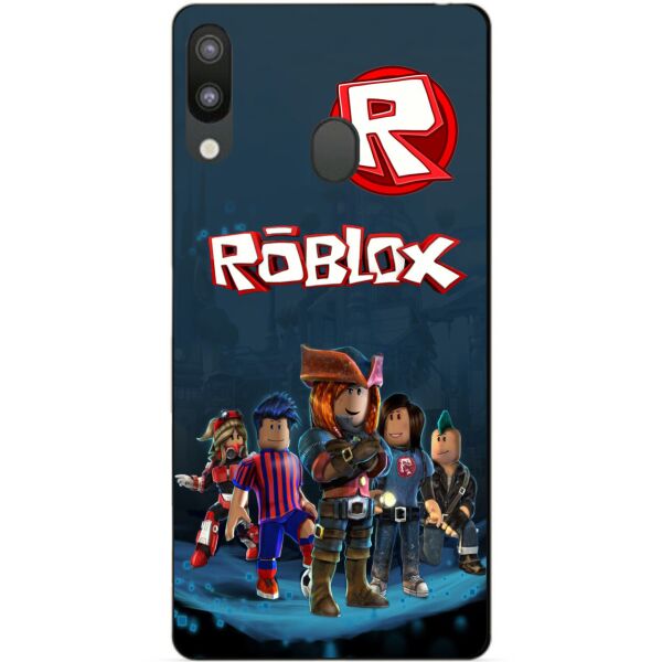 

Силиконовый бампер чехол Candy для Samsung M20 2019 с рисунком Roblox