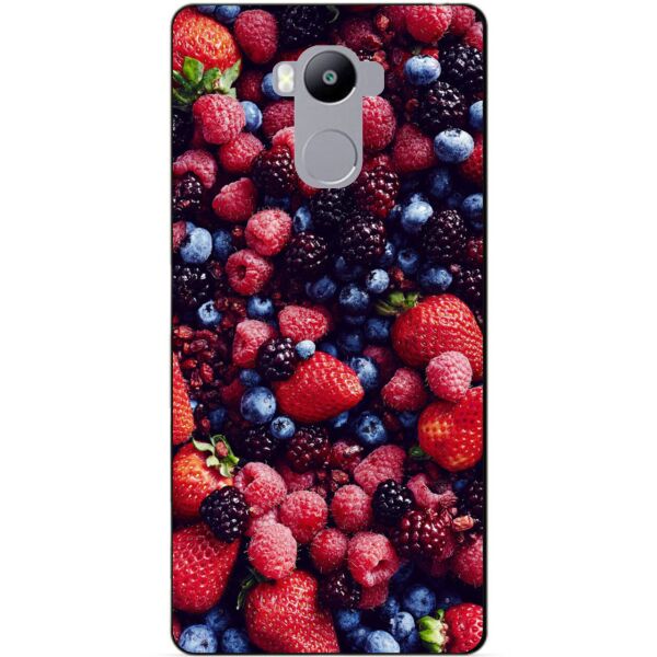 

Чехол силиконовый бампер Candy для Xiaomi Redmi 4 Redmi 4 Prime с рисунком Ягоды