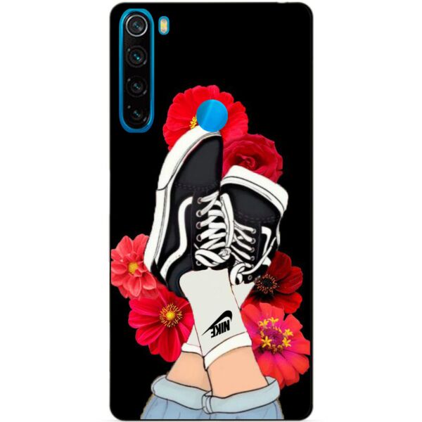 

Силиконовый чехол бампер Candy для Xiaomi Redmi Note 8 с рисунком Кеды