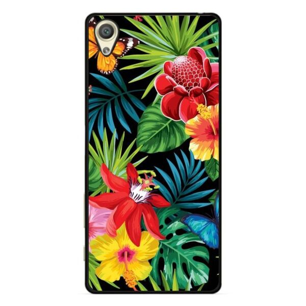 

Бампер силиконовый Candy для Sony Xperia Z L36h C6603 с рисунком Райские цветы