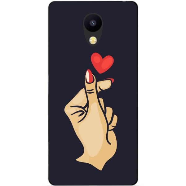 

Силиконовый чехол Candy для Meizu M5c с рисунком знак Любви