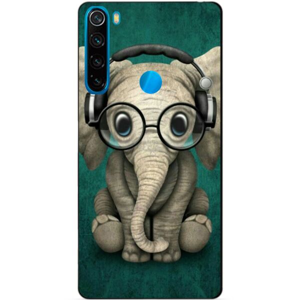 

Силиконовый чехол бампер Candy для Xiaomi Redmi Note 8 с рисунком Слоник
