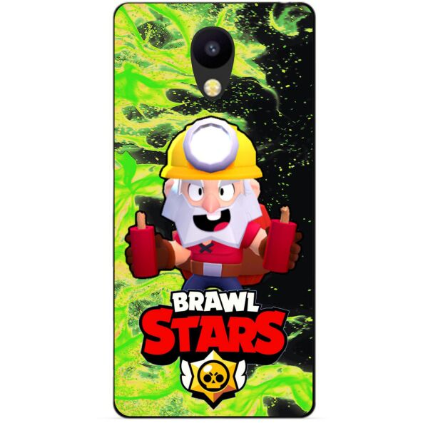 

Силиконовый бампер чехол Candy для Meizu M5s с Героем Brawl Stars Динамайк