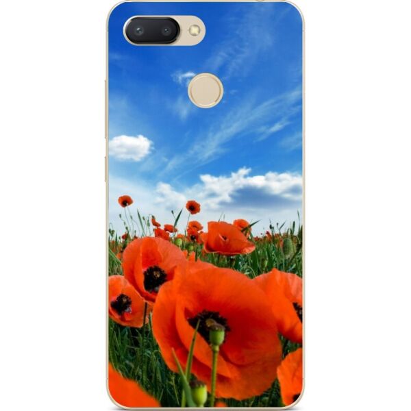 

Бампер силиконовый Candy для Xiaomi Mi 8 Lite с рисунком Поле маков