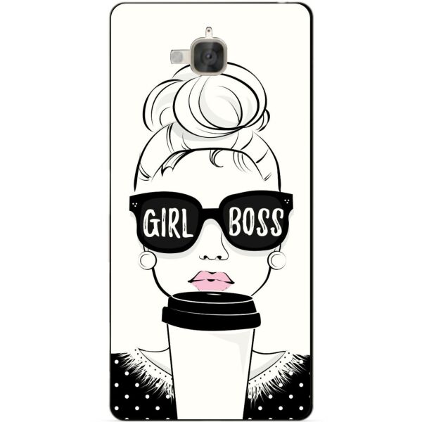 

Бампер силиконовый чехол Candy для Huawei Y6 Pro с рисунком Girl Boss