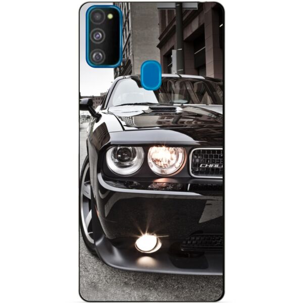 

Силиконовый бампер чехол Candy для Samsung M21 Galaxy M215f с рисунком Dodge