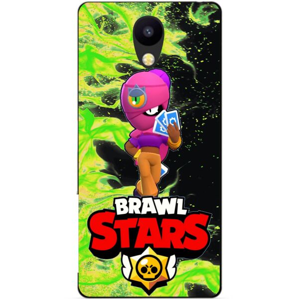 

Силиконовый бампер чехол Candy для Meizu M5s с Героем Brawl Stars Тара