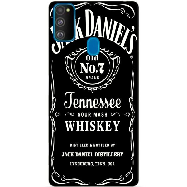 

Силиконовый бампер чехол Candy для Samsung M21 Galaxy M215f с рисунком Jack Daniels