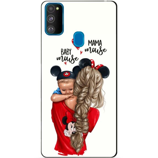 

Силиконовый бампер чехол Candy для Samsung M21 Galaxy M215f с рисунком Mouse