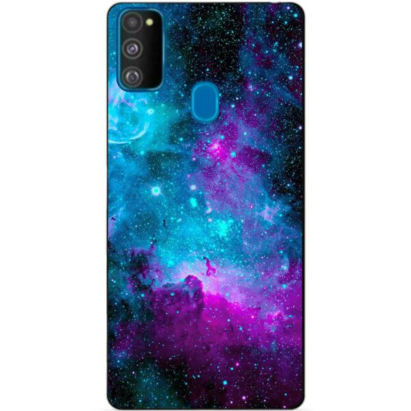 

Силиконовый бампер чехол Candy для Samsung M21 Galaxy M215f с рисунком Галактика