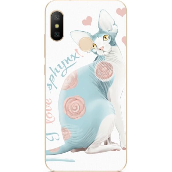 

Бампер силиконовый Candy для Xiaomi Mi 8 с рисунком Сфинкс