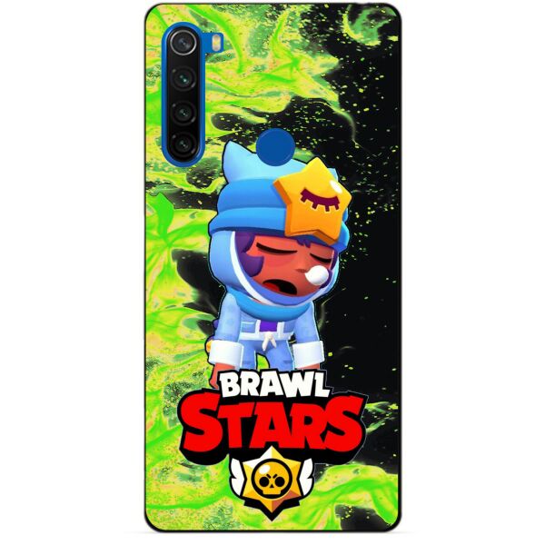

Силиконовый чехол бампер Candy для Xiaomi Redmi Note 8t с Героем Brawl Stars Сонный Сэнди