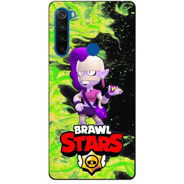 

Силиконовый чехол бампер Candy для Xiaomi Redmi Note 8t с Героем Brawl Stars Эмз