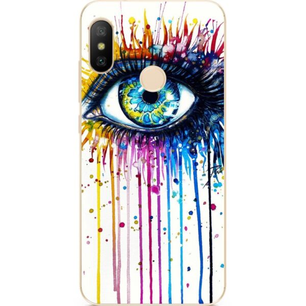

Бампер силиконовый Candy для Xiaomi Mi A2 Lite с рисунком Глаз
