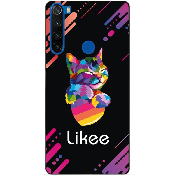 

Силиконовый чехол бампер Candy для Xiaomi Redmi Note 8t с рисунком Likee