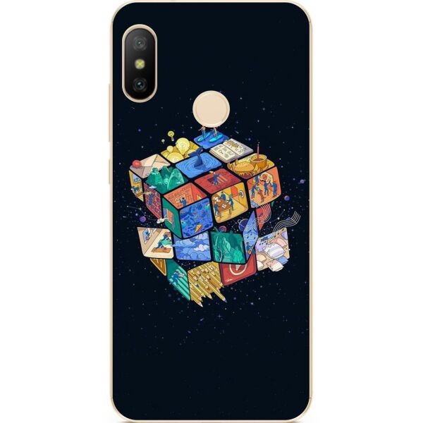

Бампер силиконовый Candy для Xiaomi Mi A2 Lite с рисунком Кубик Рубика