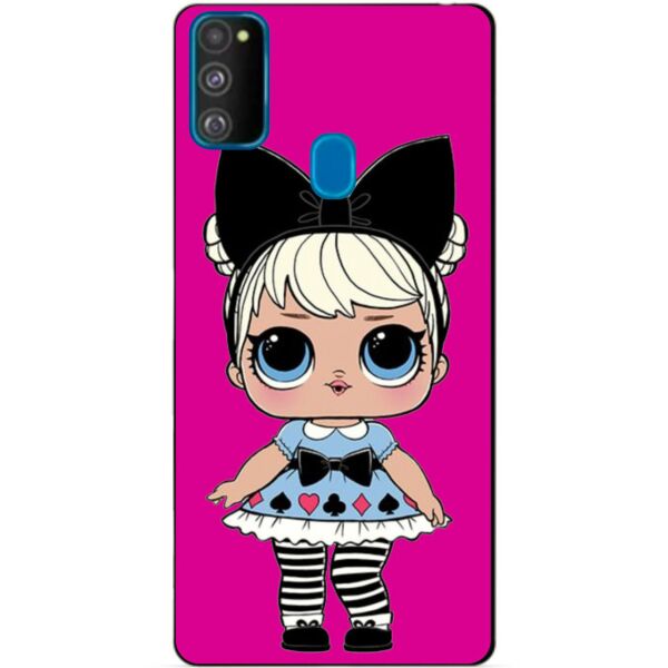 

Силиконовый бампер чехол Candy для Samsung M21 Galaxy M215f с рисунком Кукла Lol