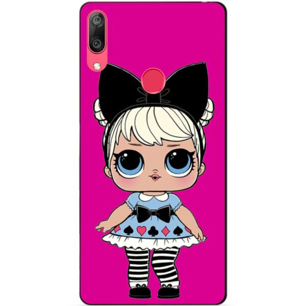 

Бампер силиконовый чехол Candy для Huawei Y7 2019 Куколка LOL