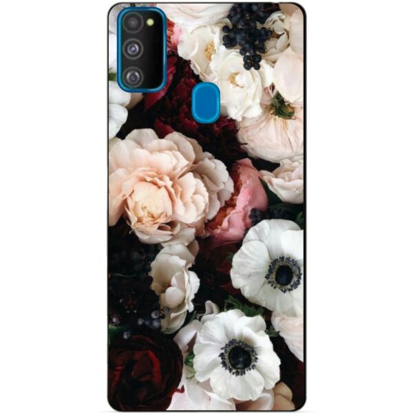 

Силиконовый бампер чехол Candy для Samsung M21 Galaxy M215f с рисунком Маки