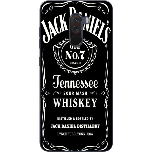 

Бампер силиконовый Candy для Xiaomi Pocophone F1 с рисунком Jack Daniels