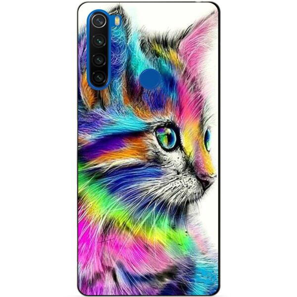 

Силиконовый чехол бампер Candy для Xiaomi Redmi Note 8t с рисунком Акварельный котик