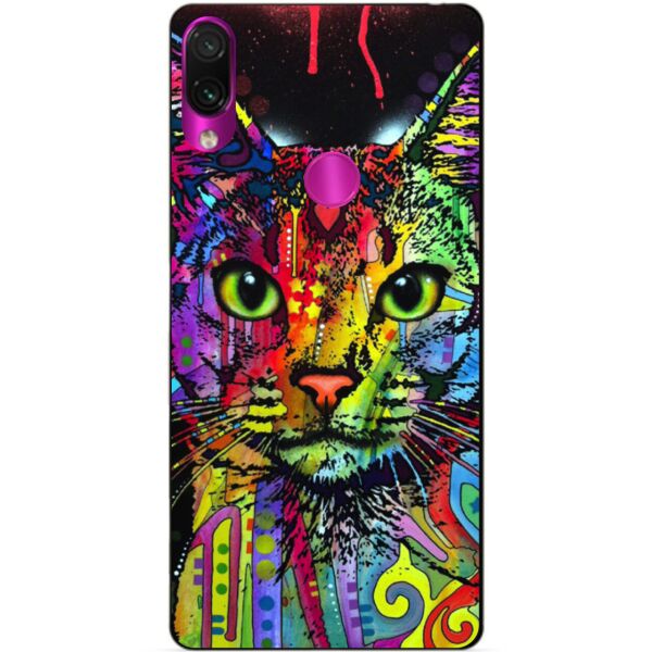 

Чехол силиконовый бампер Candy для Xiaomi Redmi Note 7 с рисунком Кот Арт
