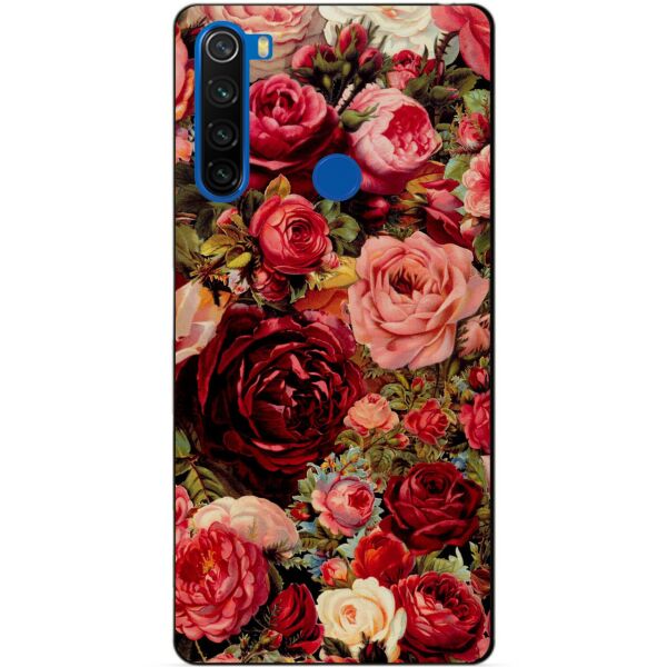 

Силиконовый чехол бампер Candy для Xiaomi Redmi Note 8t с рисунком Красные розы