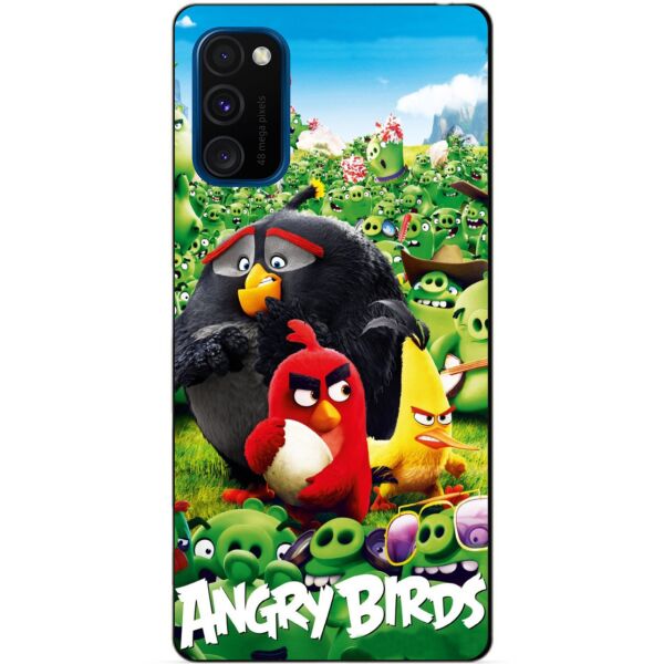

Силиконовый бампер чехол Candy для Samsung M30s 2019 Galaxy M307f с рисунком Angry Birds свиньи