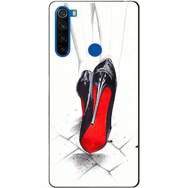 

Силиконовый чехол бампер Candy для Xiaomi Redmi Note 8t с рисунком Лабутены