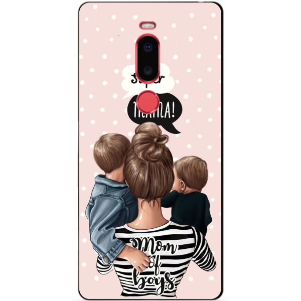 

Силиконовый чехол Candy для Meizu M8 с рисунком Mom of boys